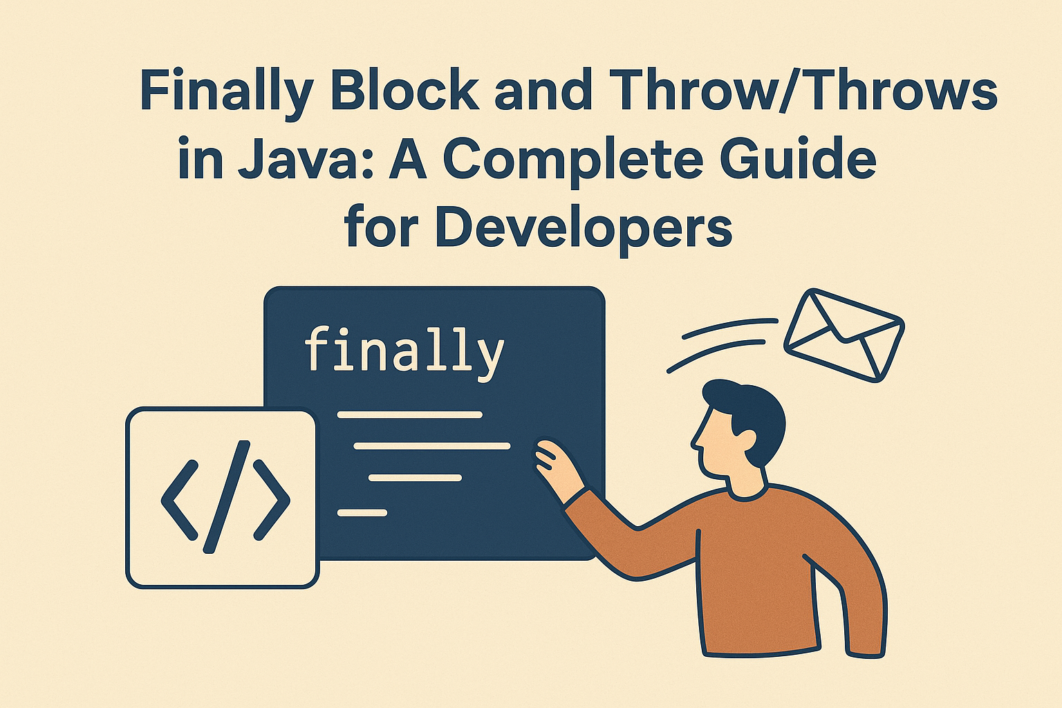  Java finally block example with try-catch ensuring resource cleanup