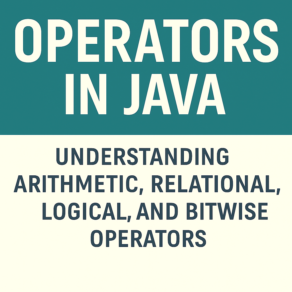  Diagram  Operators in Java with Example
